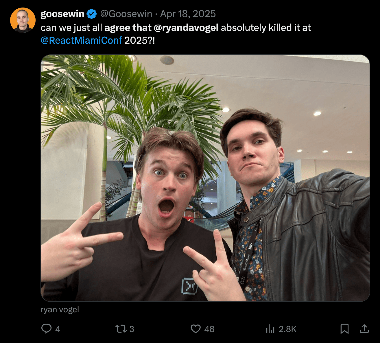 The NextDev.fm crew - Ryan Vogel and me